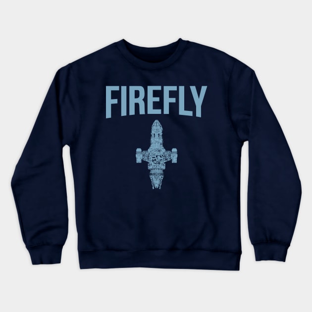 FIREFLY AND CHILL Crewneck Sweatshirt by KARMADESIGNER T-SHIRT SHOP